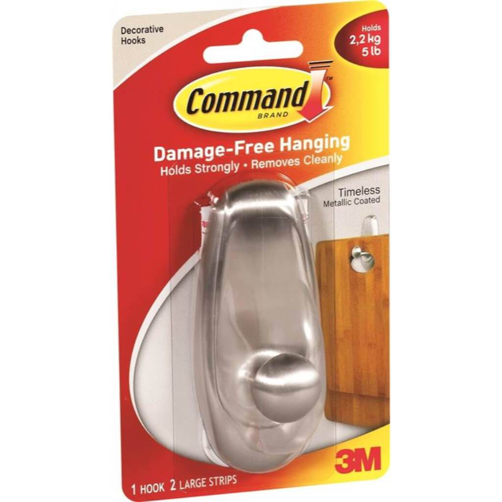 3M Command Large Plastic Hook 4in
