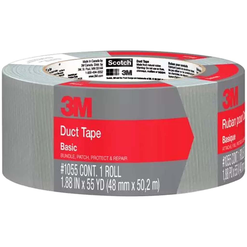 Basic Duct Tape Silver 1.88in x 55yd 