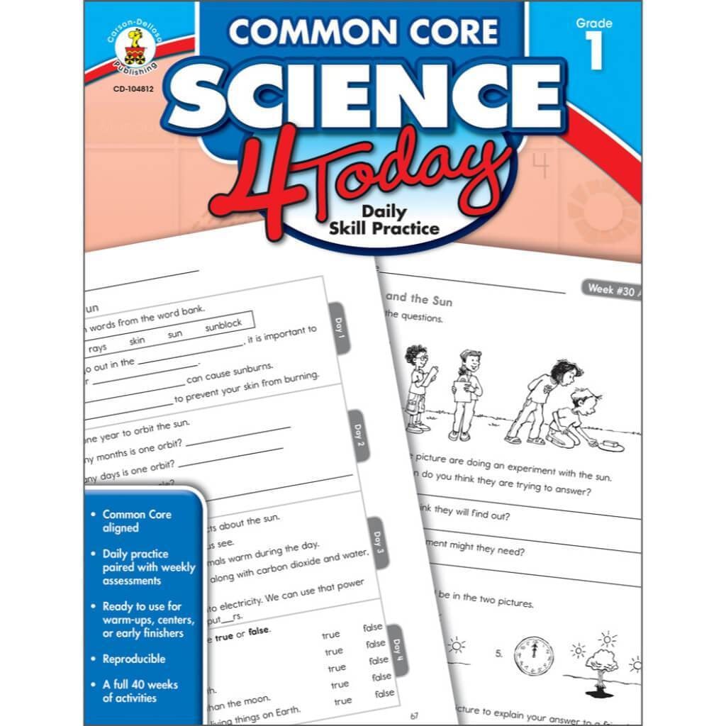 Common Core Science 4 Today Workbook Grade 1 