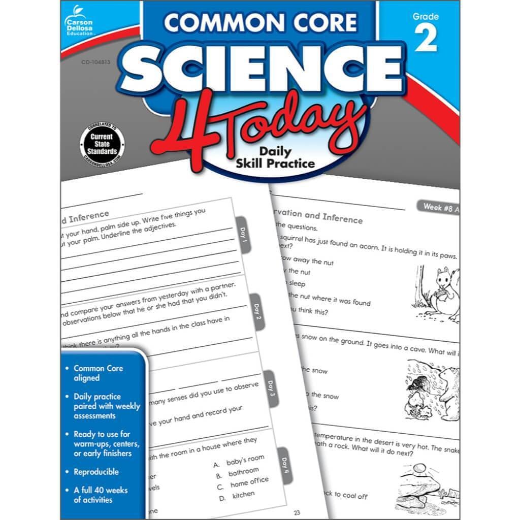 Common Core Science 4 Today Workbook Grade 2 