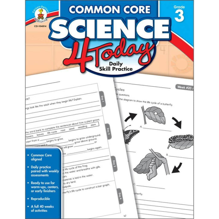 Common Core Science 4 Today Workbook Grade 3 