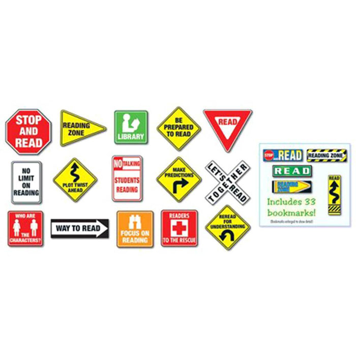 Reading Road Signs Bulletin Board Grade K-5