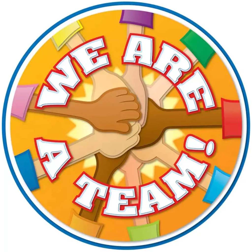 We Are A Team! Two Sided Decoration 