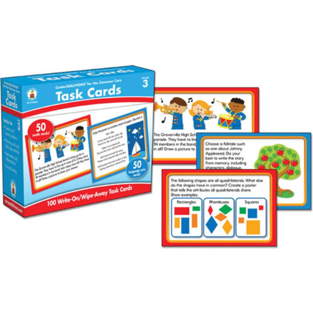 Task Cards Learning Cards Grade 3