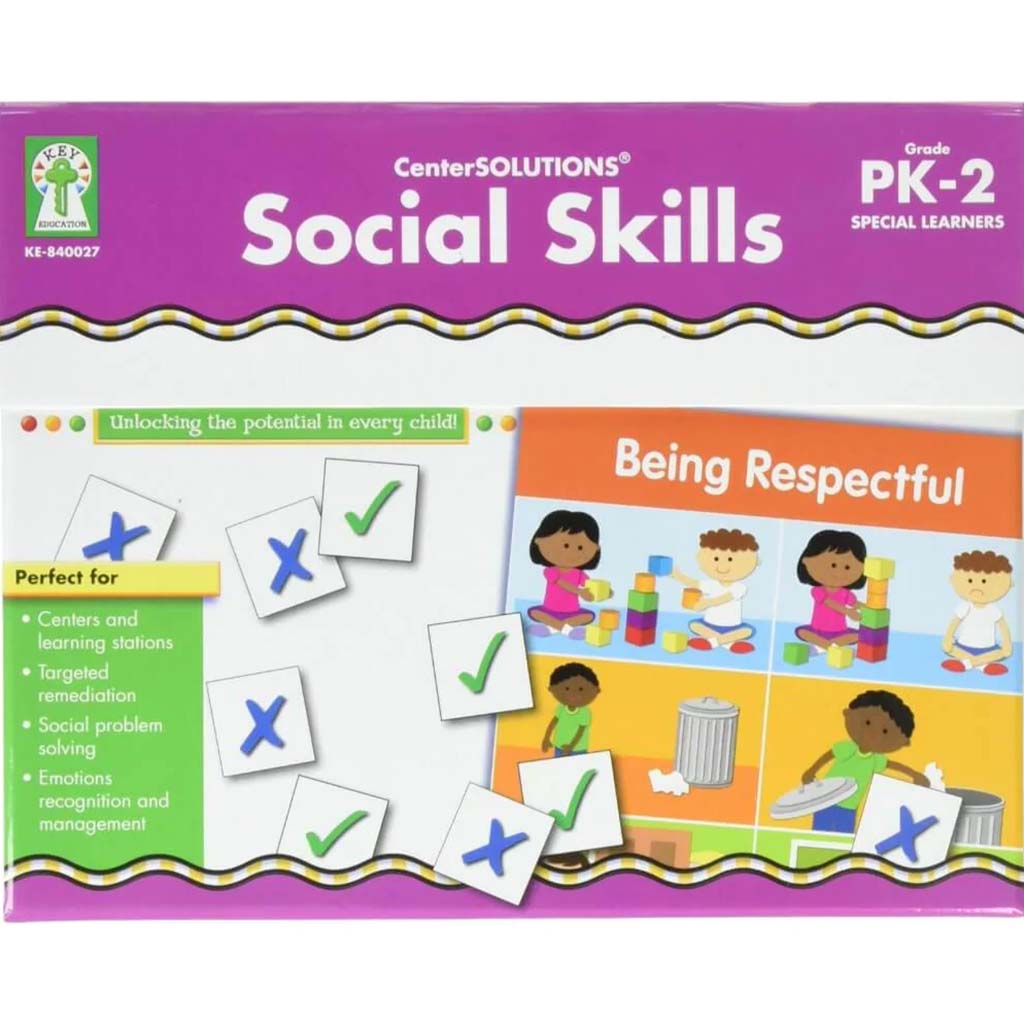 Social Skills File Folder Game Grade PK-2