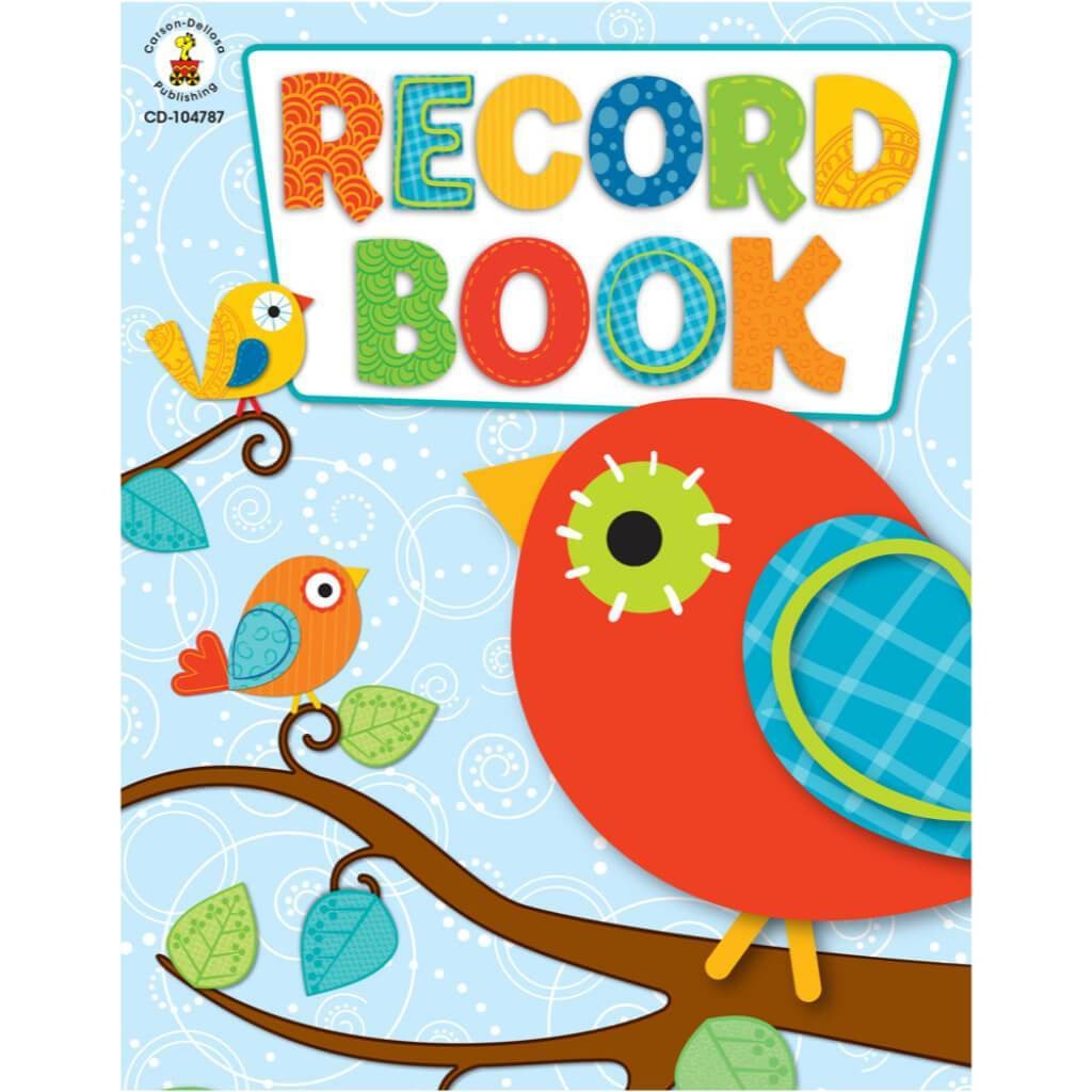 Boho Birds Record Book Grades K–8 / Ages 5?€“14 