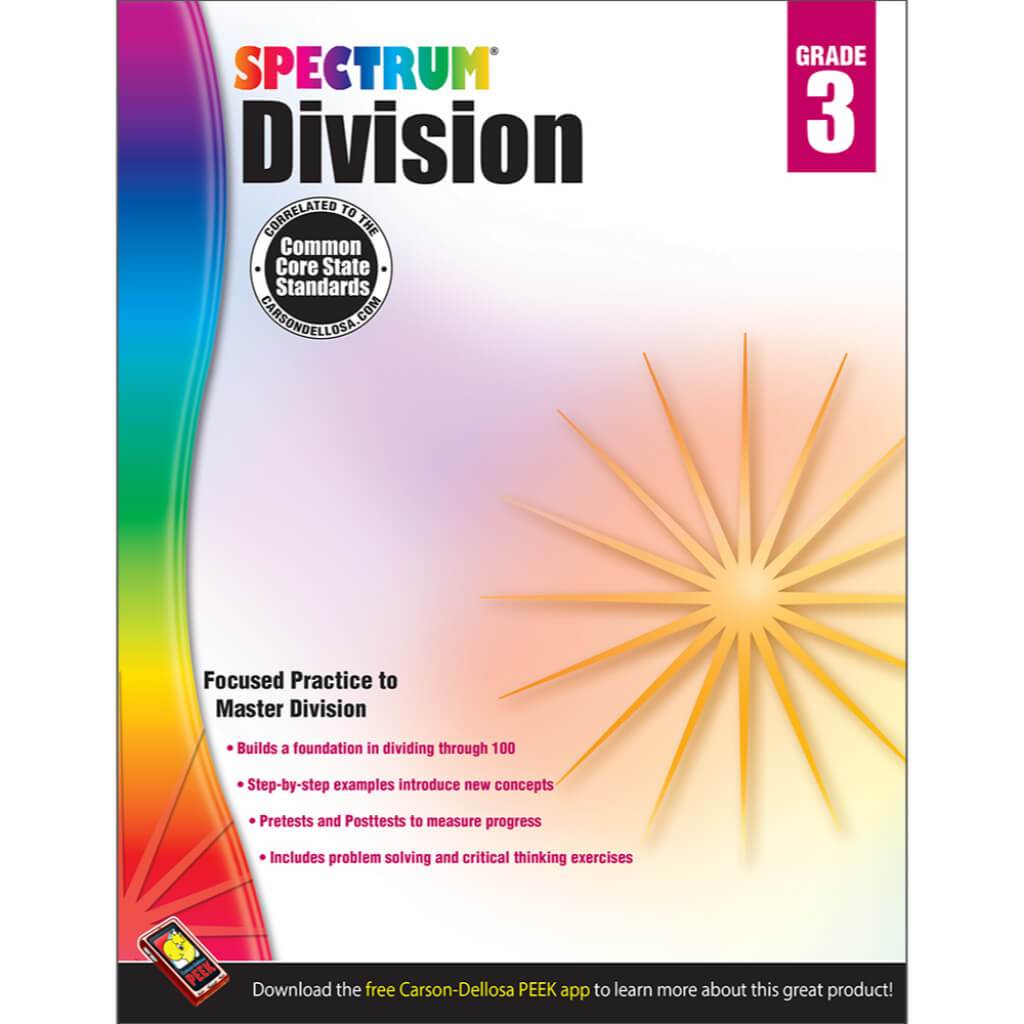 Spectrum Division Workbook Gr. 3 