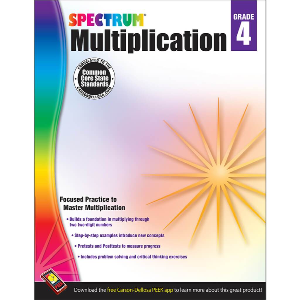 Spectrum Multiplication Workbook Gr. 4 