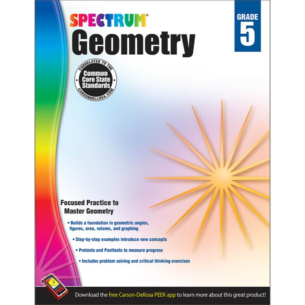 Spectrum Geometry Workbook Grade 5 