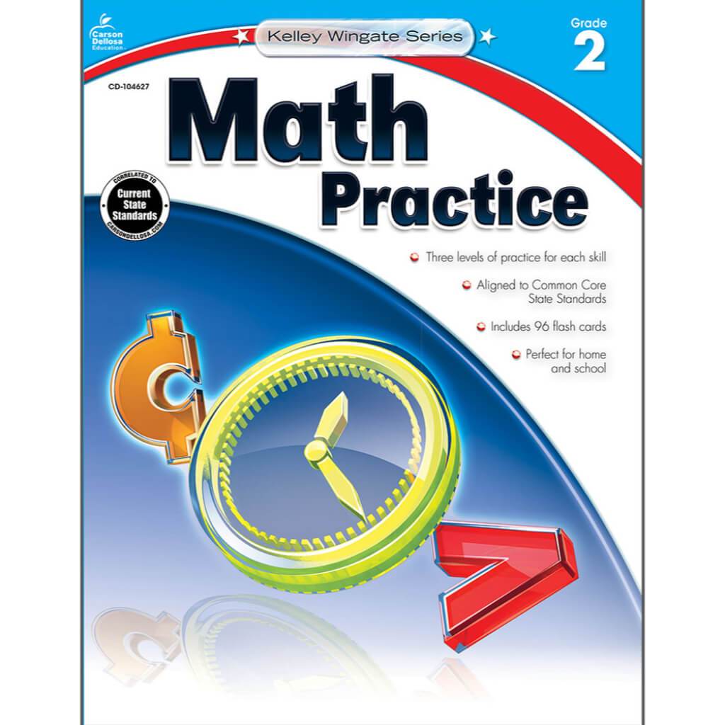 Kelley Wingate Math Practice Workbook Grade 2 / Ages 7-8 