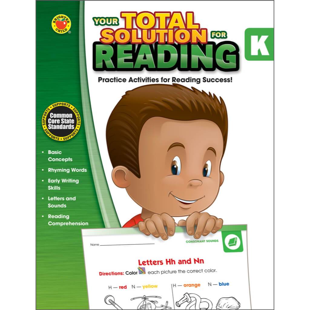 Your Total Solution Reading Workbook Grade K 