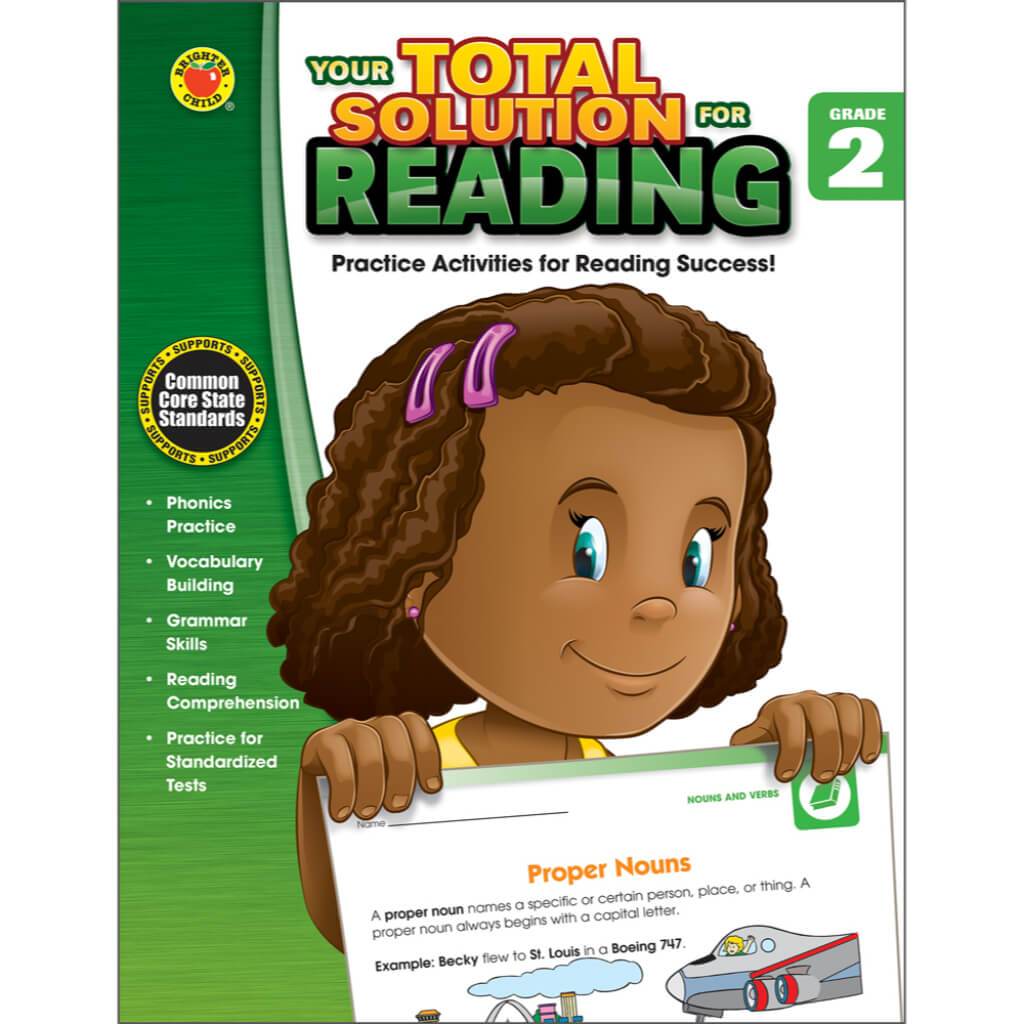Your Total Solution Reading Workbook Grade 2 
