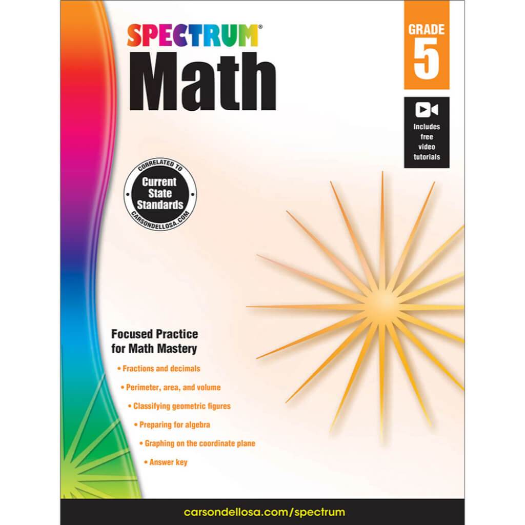 Spectrum Math Workbook Grade 5 / Ages 10-11 