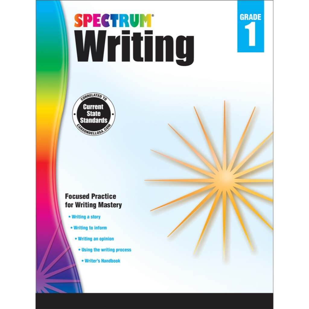 Spectrum Writing Workbook Grade 1 