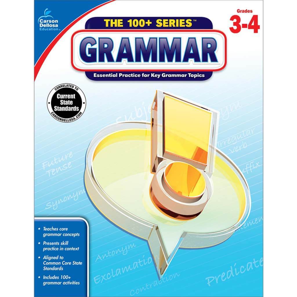 The 100+ Series Grammar Workbook Grade 3-4 