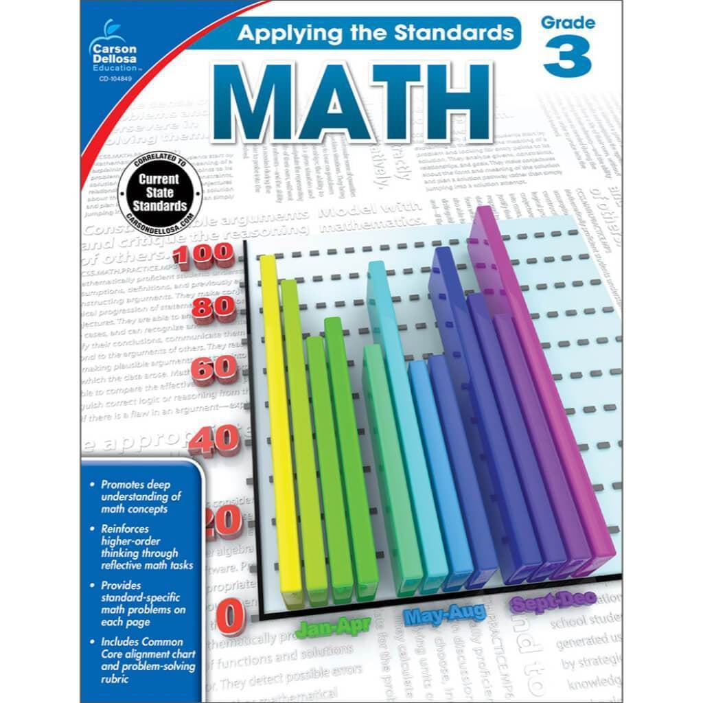 Apply The Standards Math Workbook Grade 3 