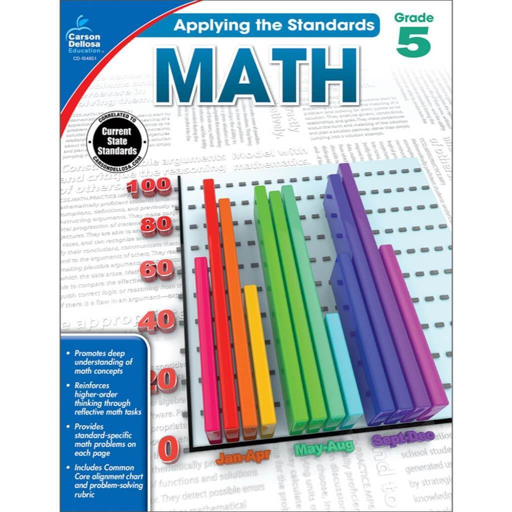 Apply The Standards Math Workbook Grade 5 