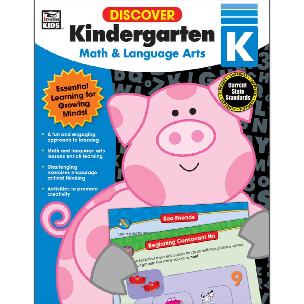 Discover Kindergarten Workbook Grade K 