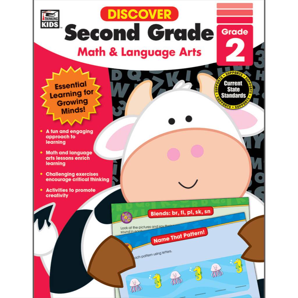 Discover Second Grade Workbook Grade 2 