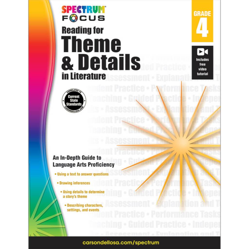 Spectrum Theme Details Lit Workbook Grade 4 