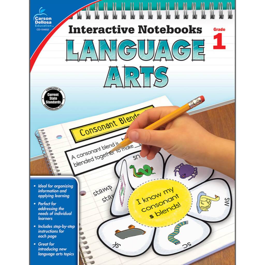 Interactive Notebooks: Language Arts Resource Book Grade 1 