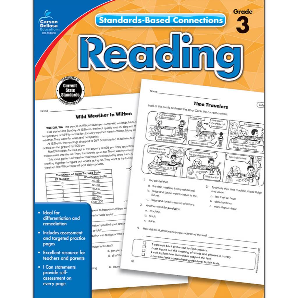 Standards-Based Connections: Reading Workbook Grade 3 