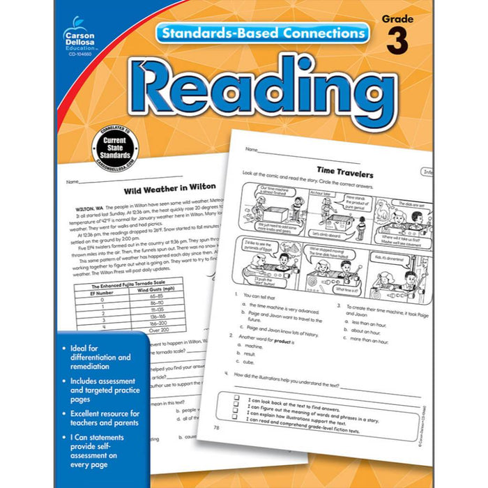Standards-Based Connections: Reading Workbook Grade 3 