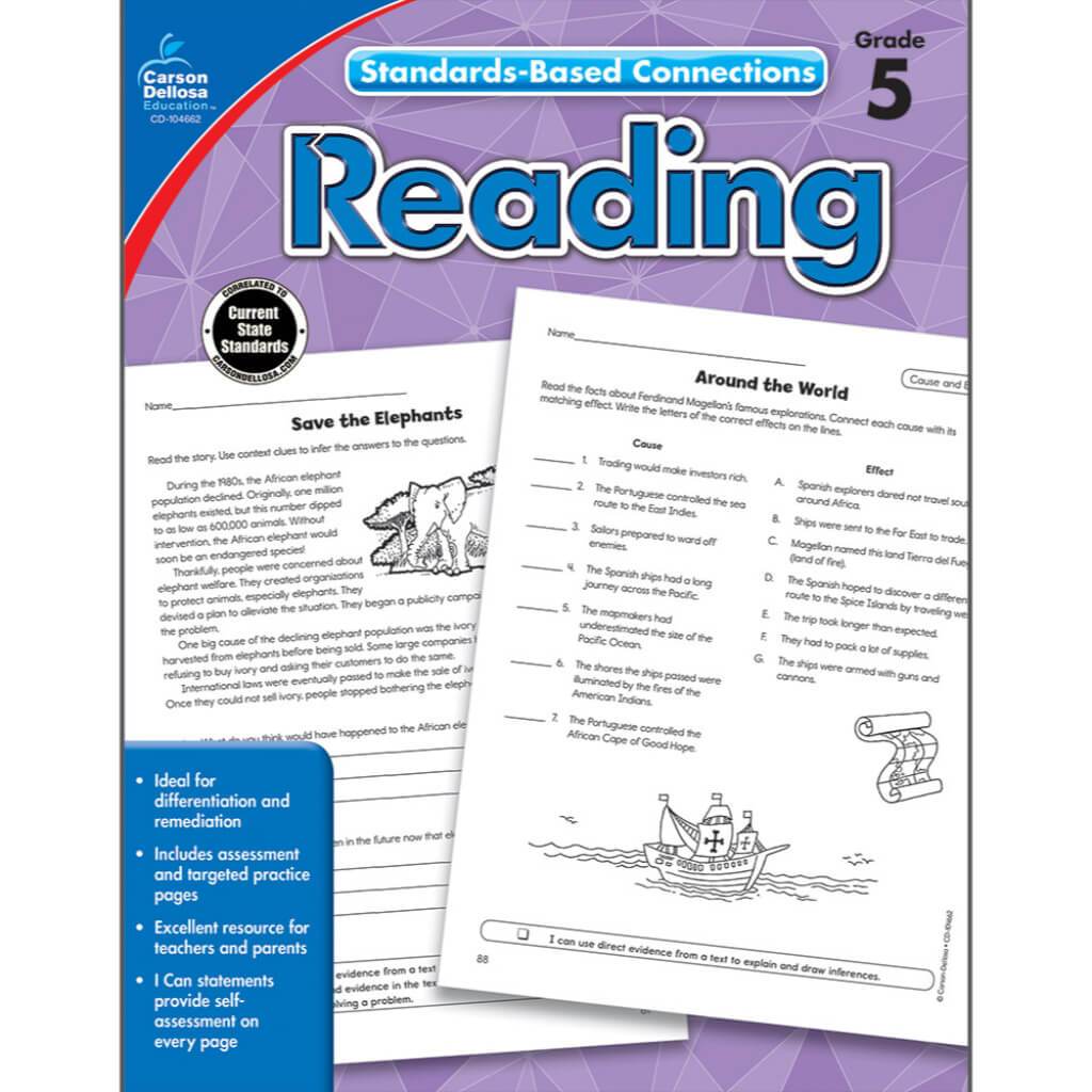 Standards-Based Connections: Reading Workbook Grade 5 