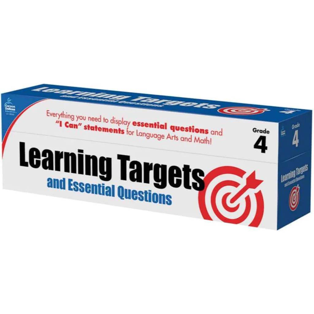 Learning Targets And Essential Questions Pocket Chart Cards 