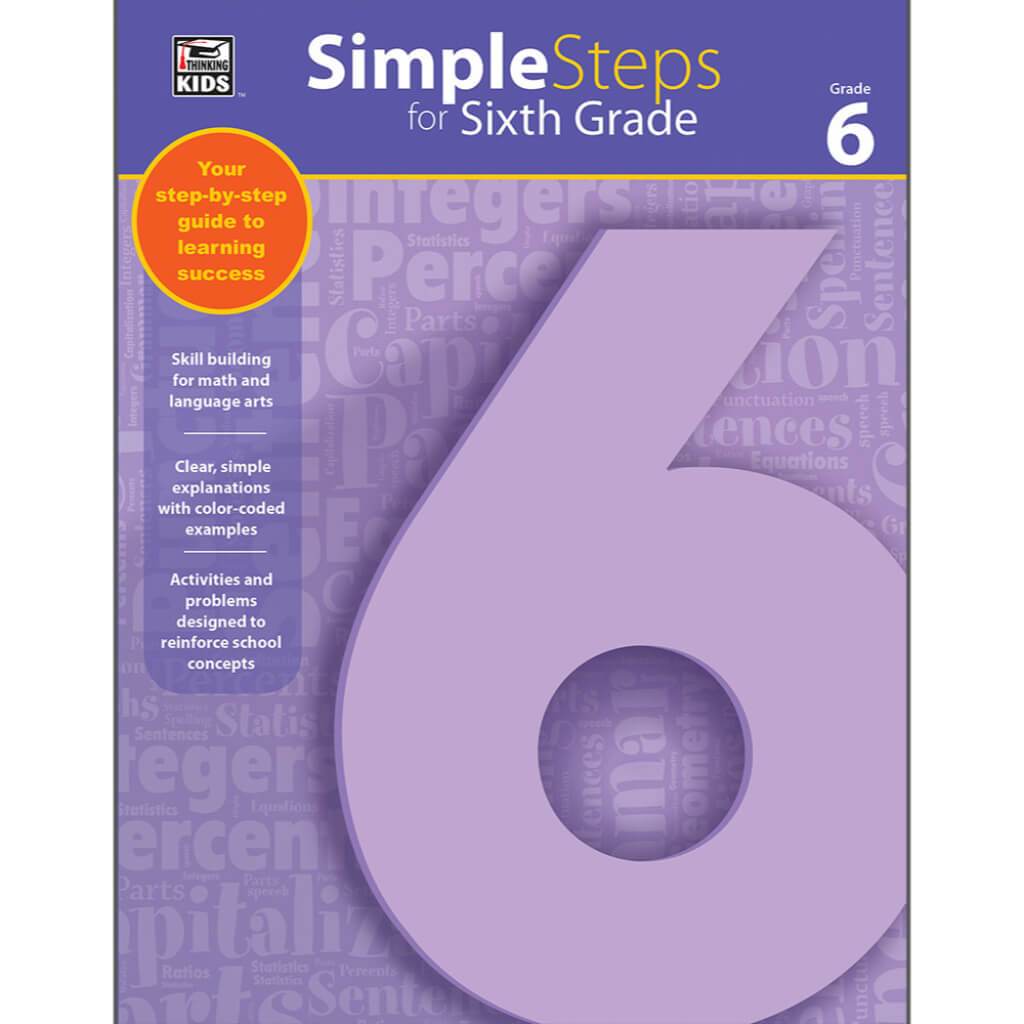 Simple Steps For Sixth Grade Workbook Grade 6 