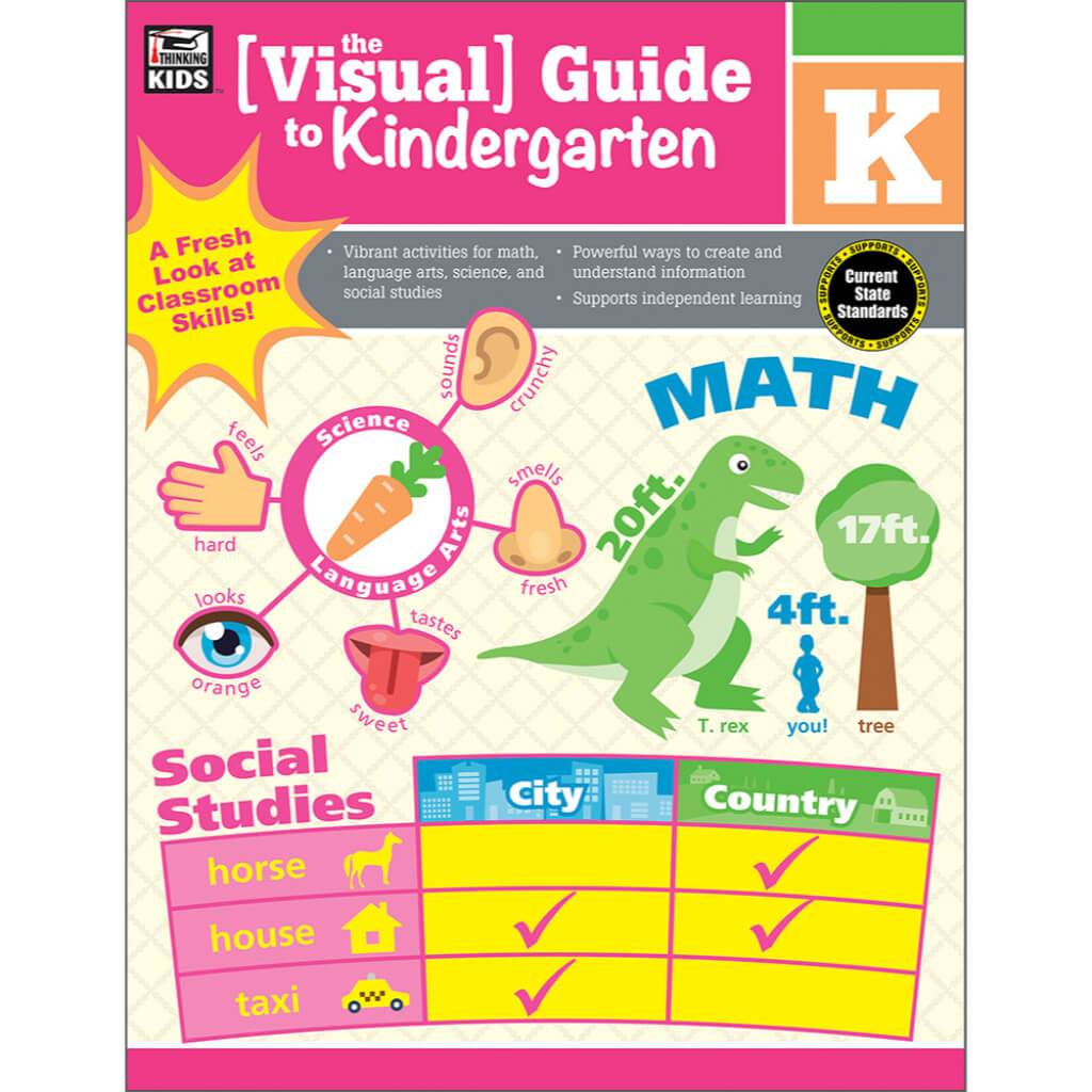 Visual Guide To Kindergarten Workbook Grade K 