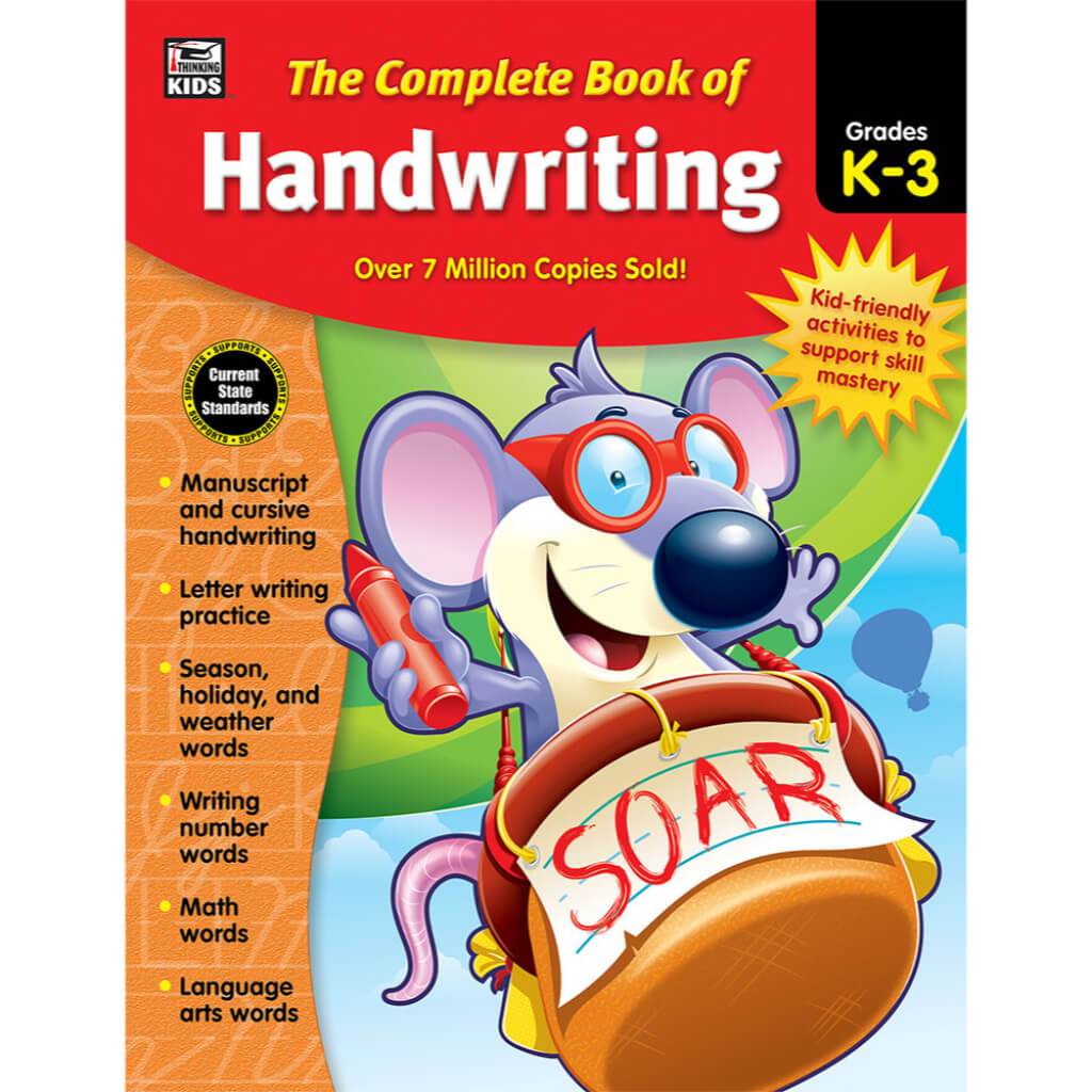 Complete Book Of Handwriting Workbook Grade Kinder-3 