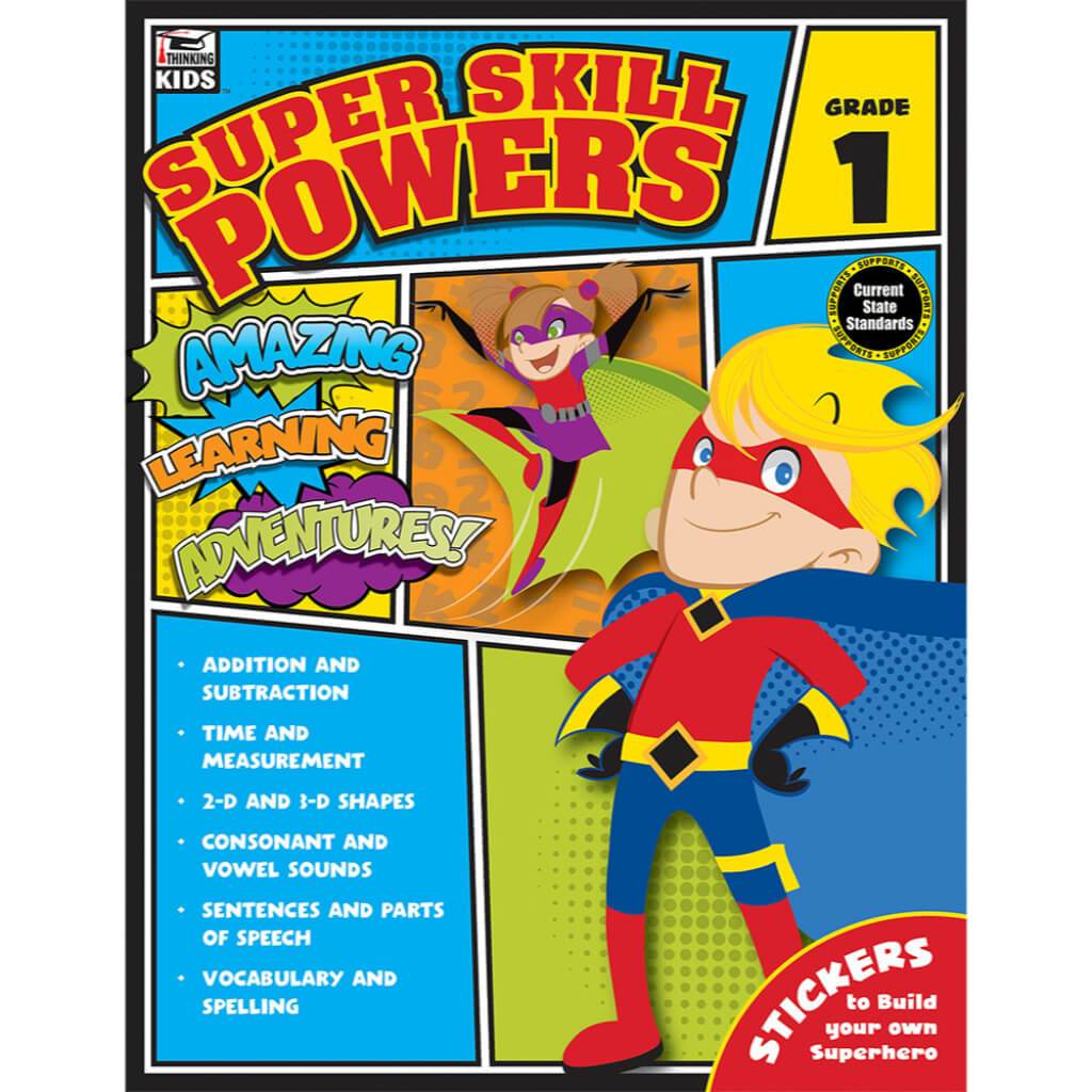 Super Skill Powers Workbook Grade 1 