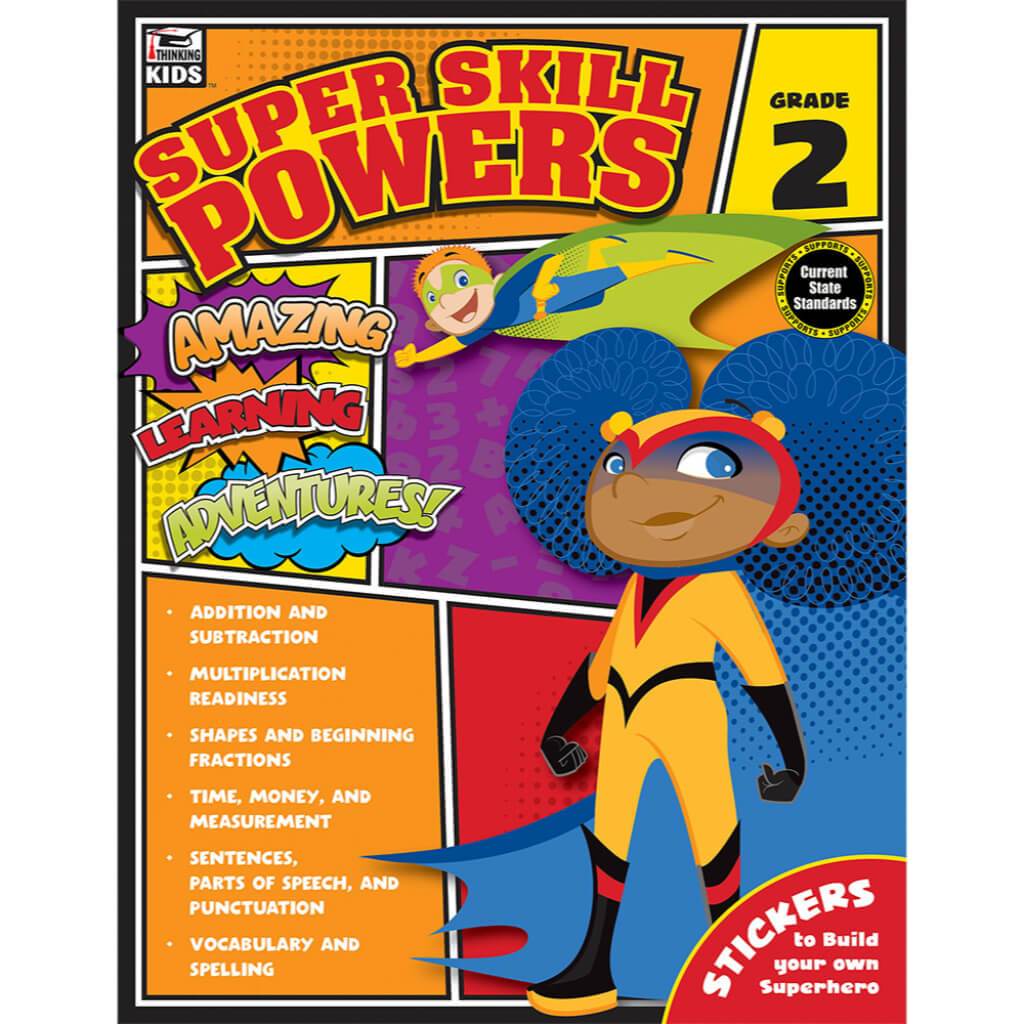 Super Skill Powers Workbook Grade 2 