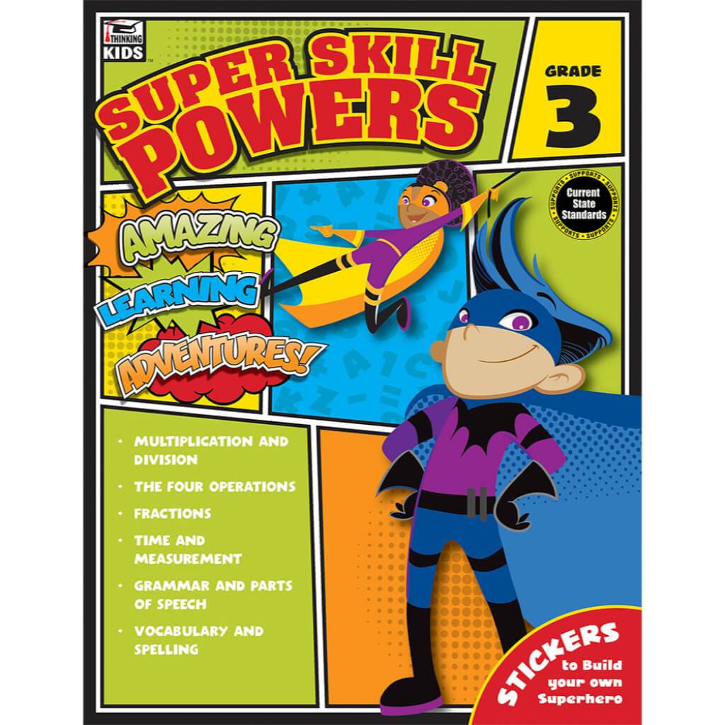 Super Skill Powers Workbook Grade 3 