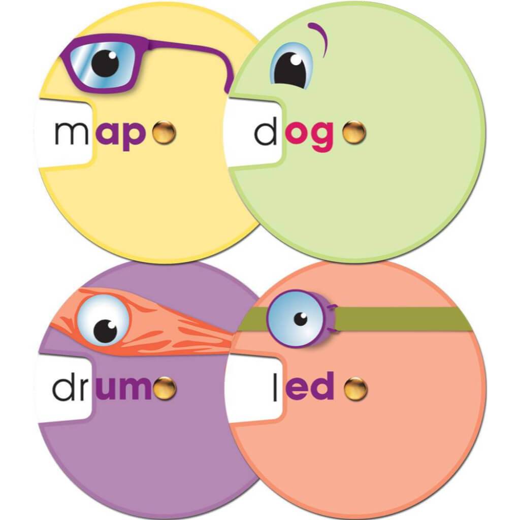 Word Wheels Word Families Curriculum Cut Outs 