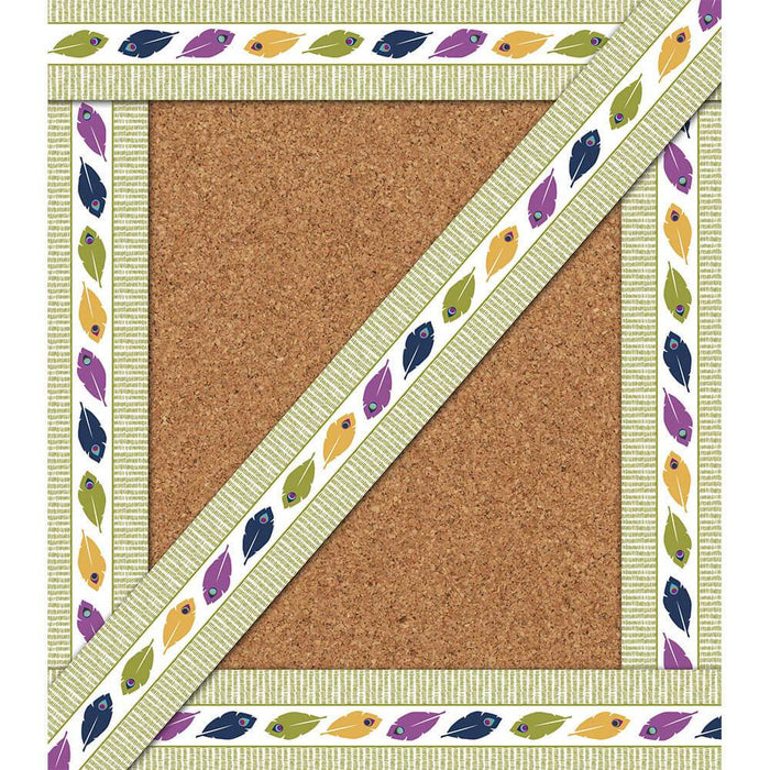 You Nique Feather Stripe Straight Borders 