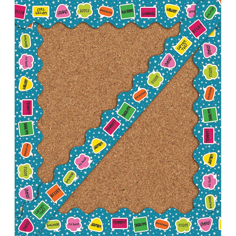 School Pop Hello Scalloped Borders 