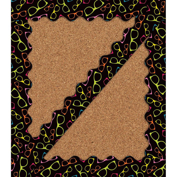 School Pop Sunglasses Scalloped Borders 