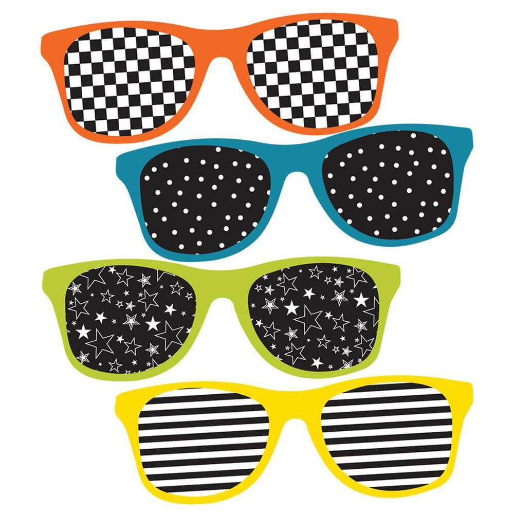 School Pop Sunglasses Mini Cut Outs 