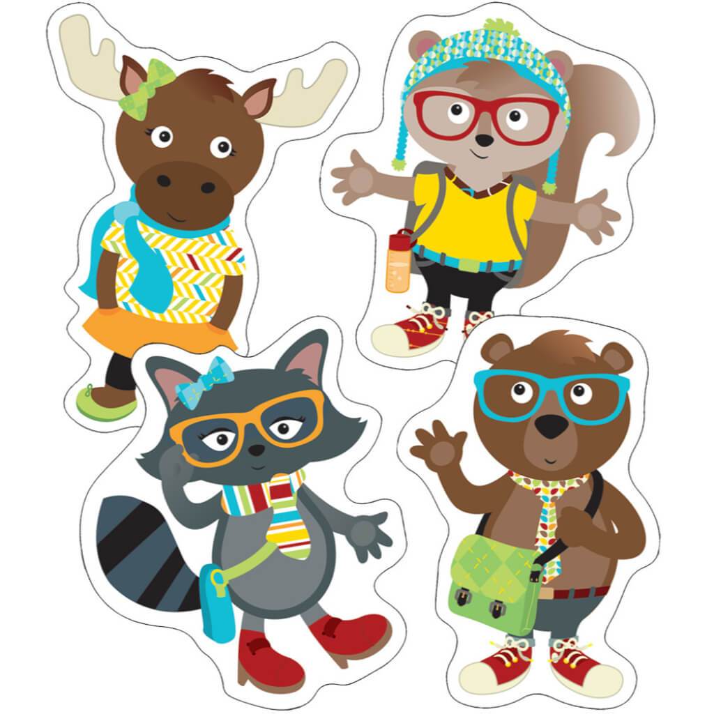 Hipster Pals Cut Outs 