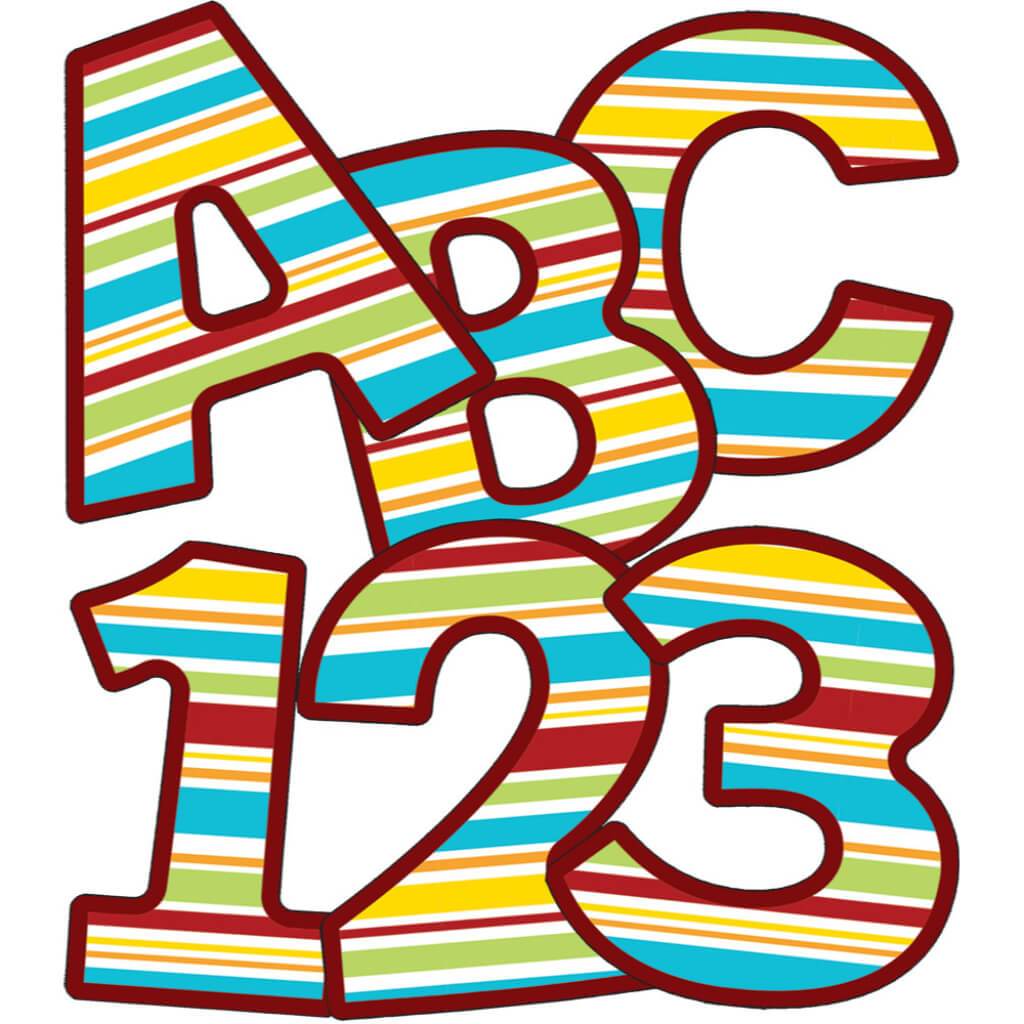 Hipster Uppercase Ez Letters 4" 