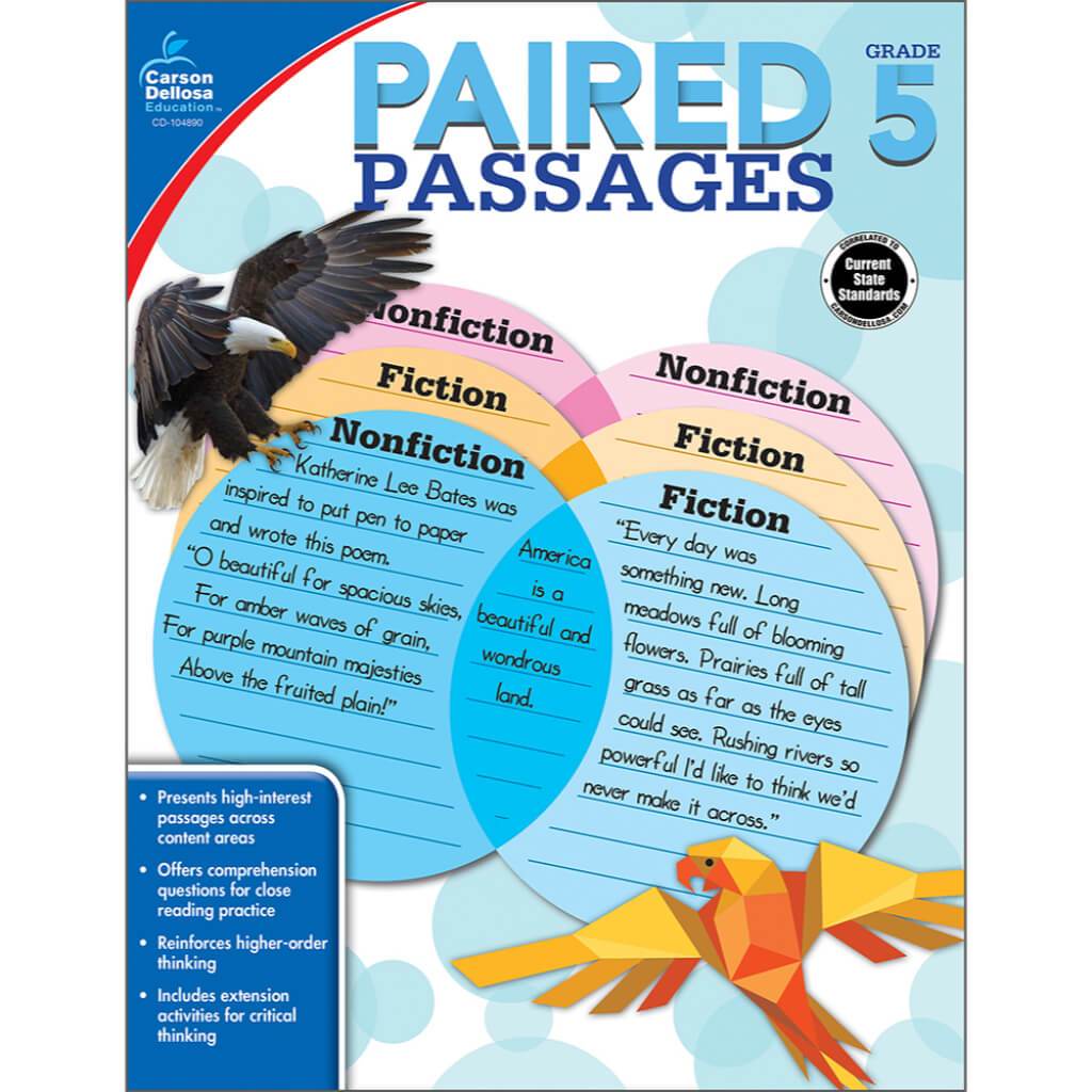 Paired Passages Workbook Grade 5 