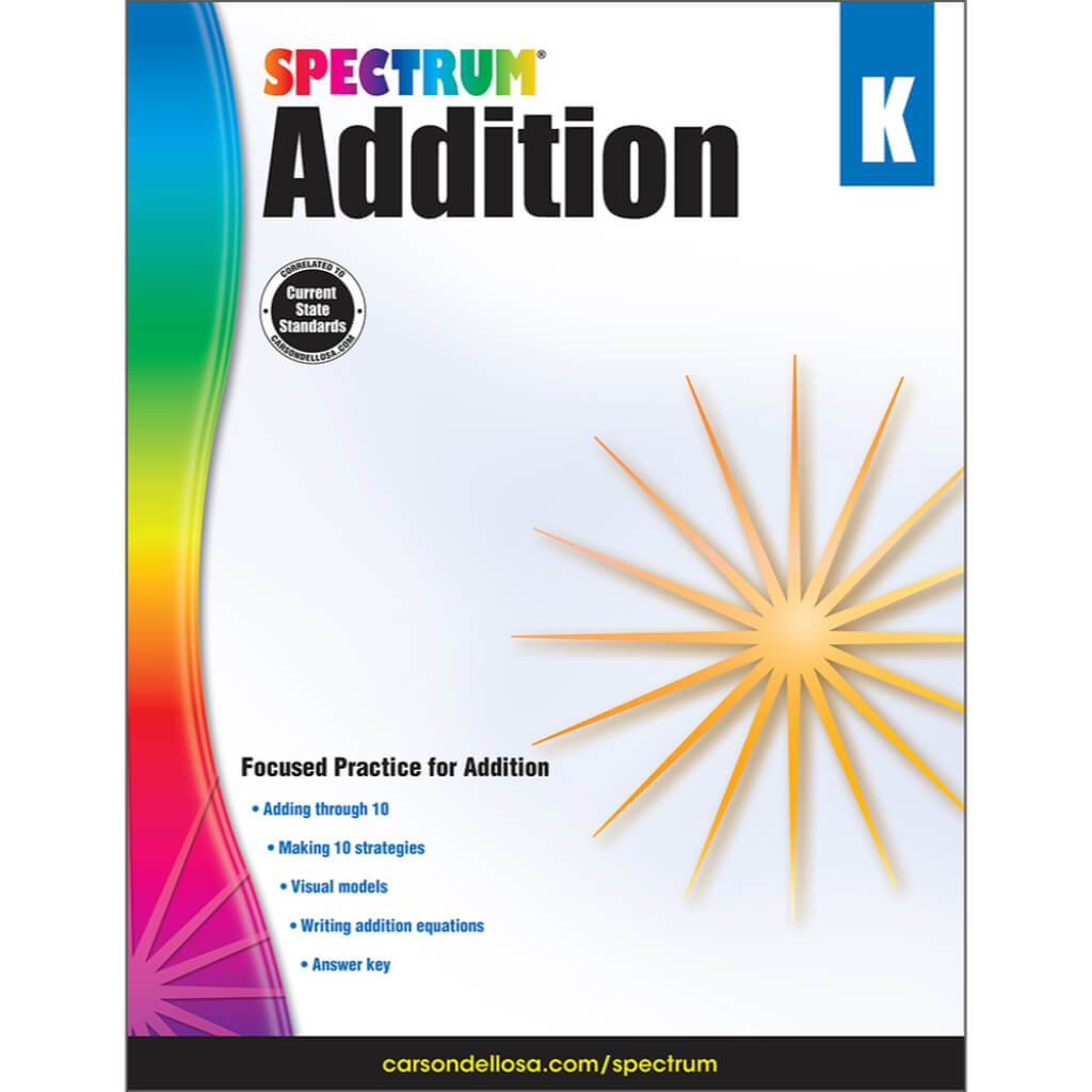 Spectrum Addition Workbook Gr. K 