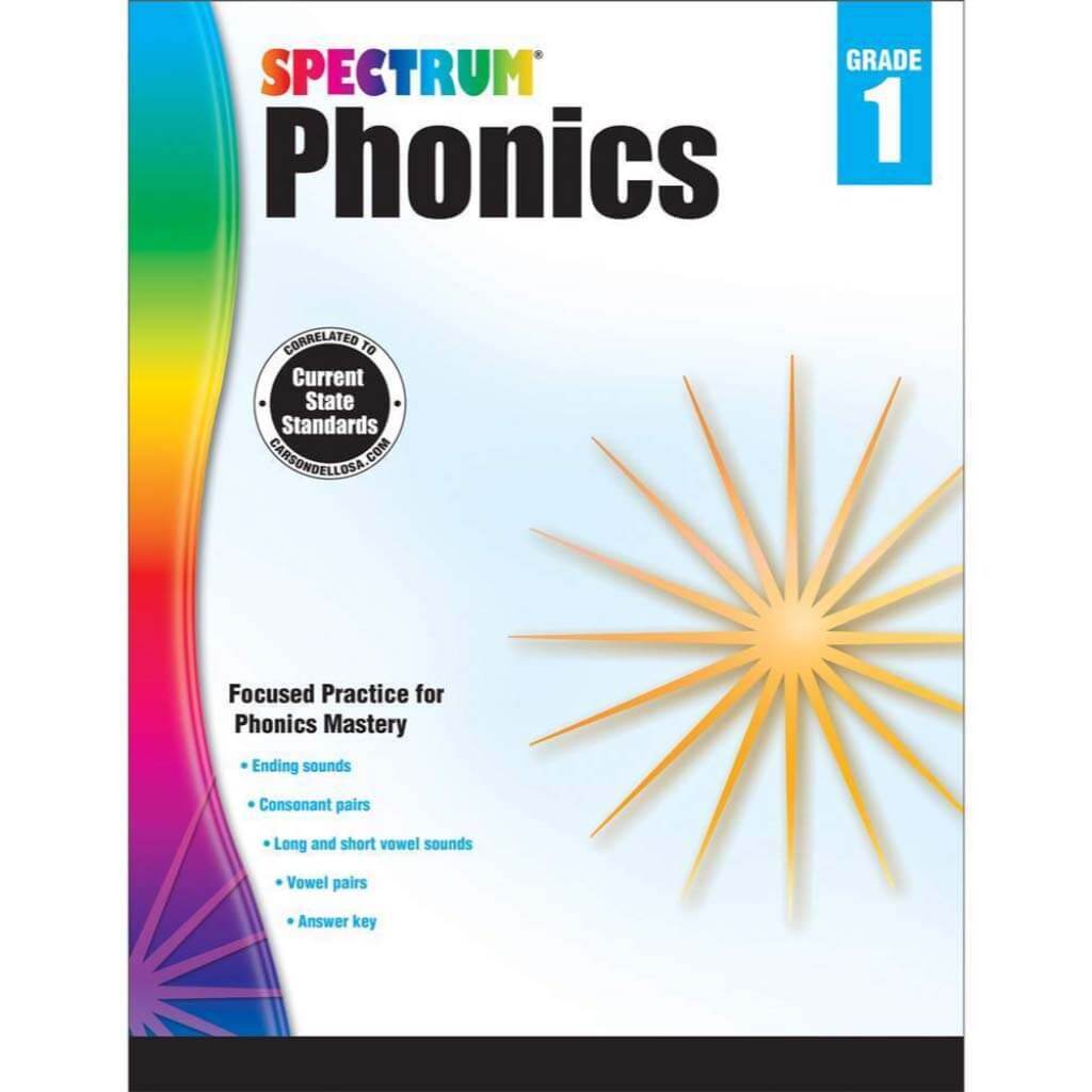 Spectrum Phonics Workbook Grade 1 