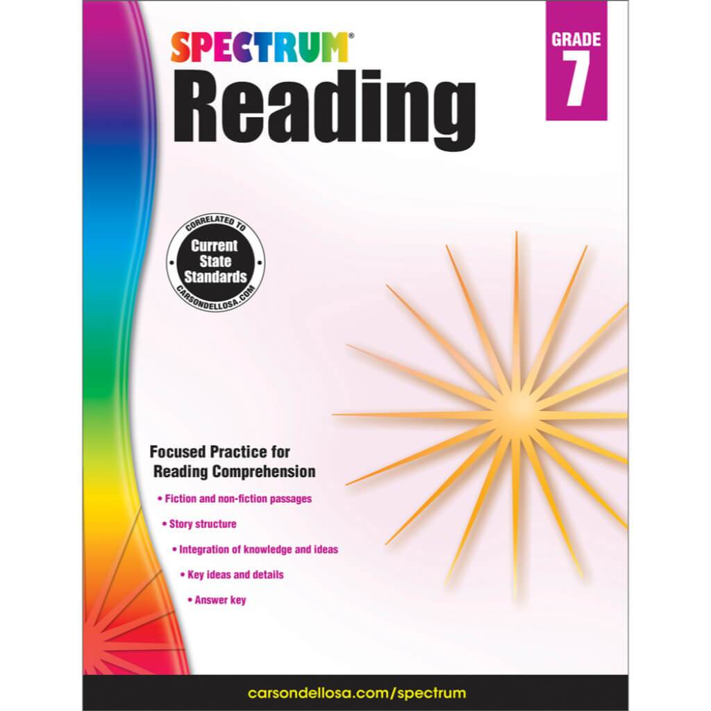 Spectrum Reading Workbook Grade 7 