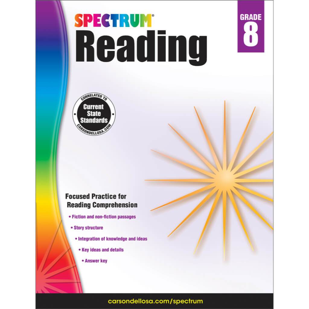 Spectrum Reading Workbook 8th Grade