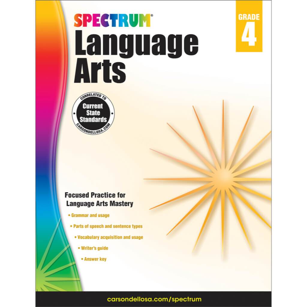 Spectrum Language Arts Workbook Grade 4 