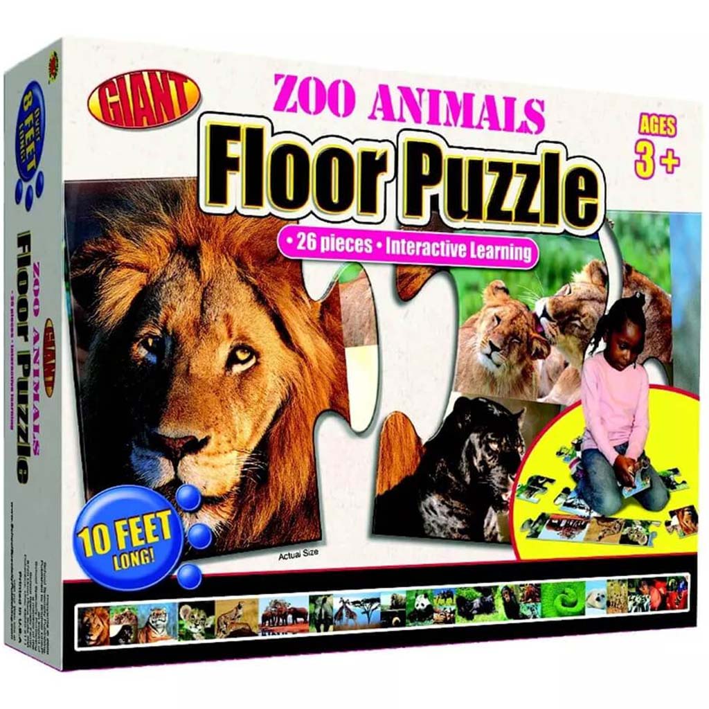 Floor Puzzle Zoo Animals Puzzle Buy Zoo Animals Puzzle For AED