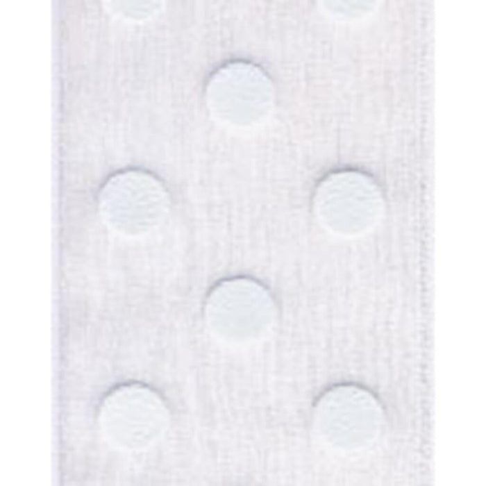 Sheer Dots White 1-1/2 in x 3yd